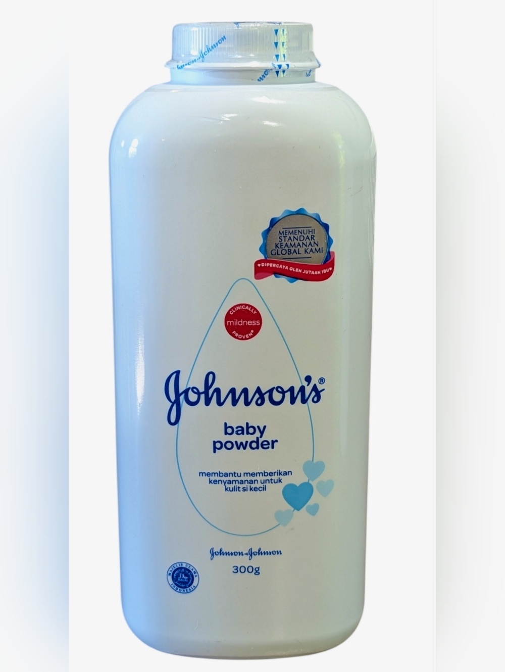 Johnson's Baby Powder Silky Soft Skin W/ Talc - 300g - Exp: 02/2026